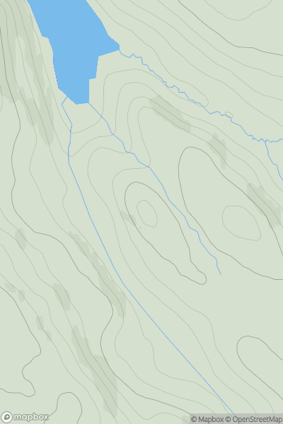 Thumbnail image for Cnoc nan Caorach [Mull and Nearby Islands] showing contour plot for surrounding peak